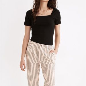Madewell Square Neck Baby Tee